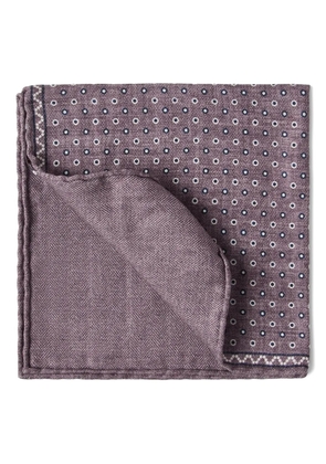 Brunello Cucinelli silk pocket square - Purple