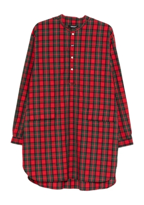 Undercover Plaid Pocket Shirt - Red