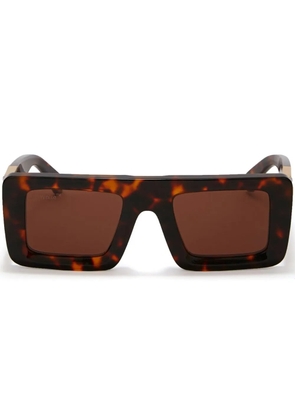 Off-White Eyewear Arrows-motif tinted sunglasses - Brown