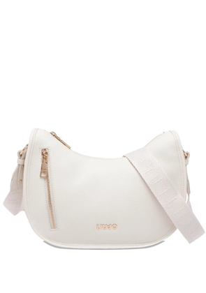 LIU JO logo zip crossbody bag - White