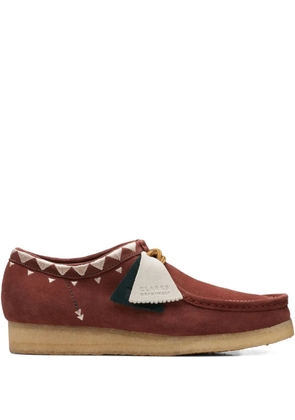 Clarks Wallabee 'Auburn' boots - Red