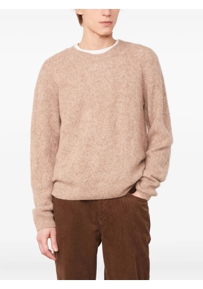 Officine Generale herringbone long-sleeve sweater - Neutrals