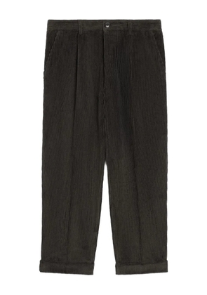 AMI Paris pleated cuffed trousers - Grey
