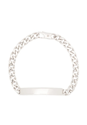 Missoma ID rhodium plated bracelet - Silver
