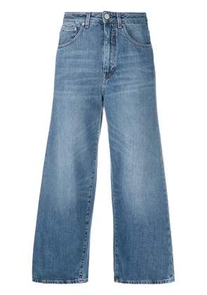 TOTEME cropped wide-leg jeans - Blue