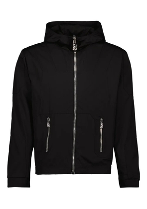 L8 Studio hooded zip-front jacket - Black
