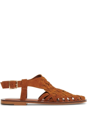 Mansur Gavriel woven sandals - Brown