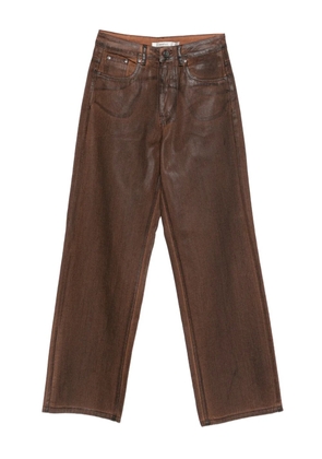 Gestuz GZcellie straight-leg jeans - Brown