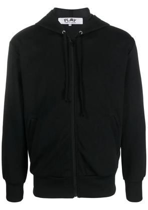 Comme Des Garçons Play x the Artist Invader pixelated-appliqué hoodie - Black