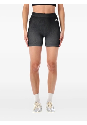adidas seamless stripe shorts - Black