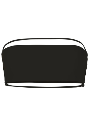 Gloria Coelho bandeau bikini top - Black