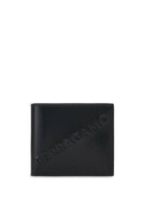 Ferragamo logo-embossed bi-fold wallet - Black