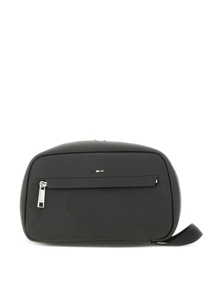 BOSS zip wash bag - Black