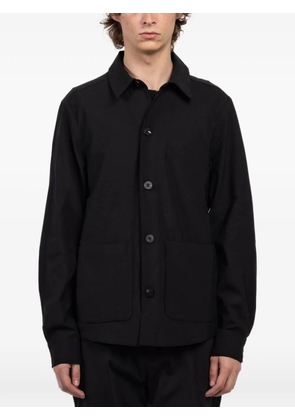 04651/TRIP IN A BAG button overshirt - Black