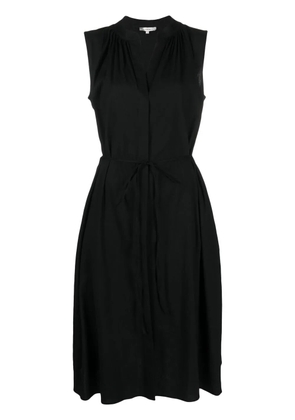 Vince shirred band collar dress - Black