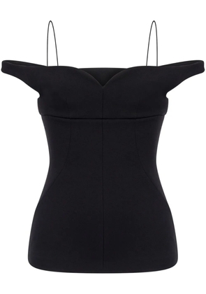 Philosophy Di Lorenzo Serafini sweetheart neck fitted top - Black