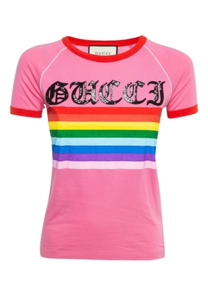 Gucci Pre-Owned sequin-embellished T-shirt - Pink