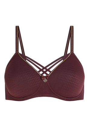 Marlies Dekkers Dame de Paris padded criss-cross bra - Red