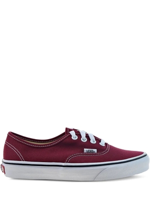 Vans Authentic logo-patch sneakers - Red
