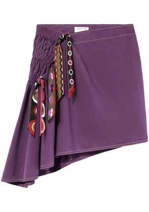 PUCCI Vivara print miniskirt - Purple