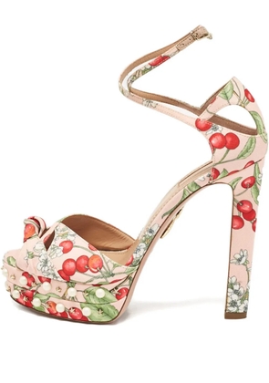 Aquazzura 150mm Harlow high-heel sandals - Neutrals