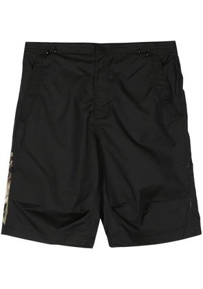 Maharishi embroidered-motif shorts - Black