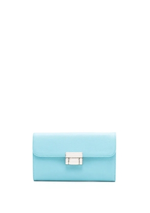 Sarah Chofakian Ella leather purse - Blue