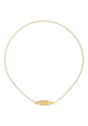 Marie Lichtenberg 18kt yellow gold Micro Coco Locket diamond necklace