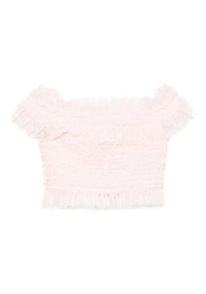 Needle & Thread Hattie off-shoulder top - Pink