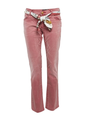 Love Moschino belted jeans - Red