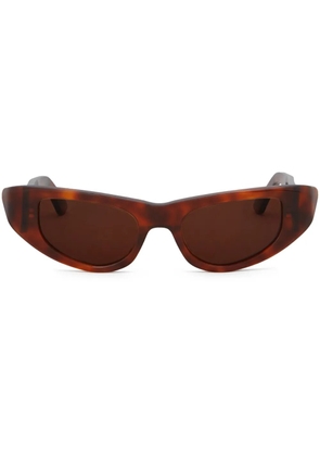 Marni Eyewear cat-eye frame sunglasses - Brown