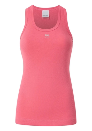 PINKO logo-embroidered tank top