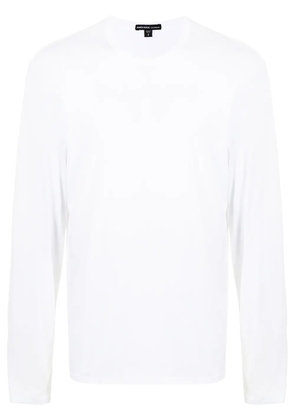 James Perse Luxe Lotus jersey crew neck top - White