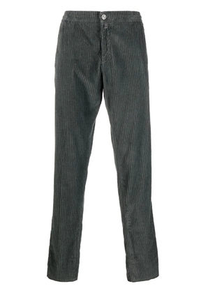 Kiton straight-leg corduroy trousers - Grey