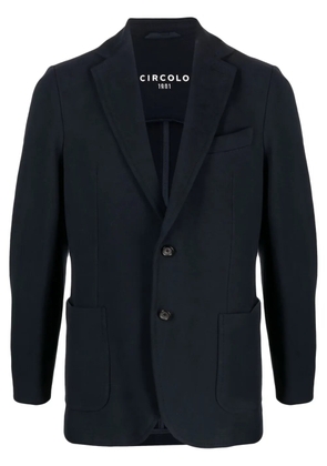 Circolo 1901 notched-lapel single-breasted blazer - Blue