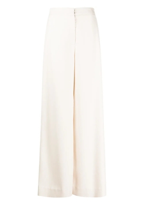VOZ high-waist wide-leg trousers - Neutrals