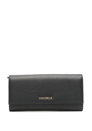 Coccinelle Metallic Soft wallet - Black