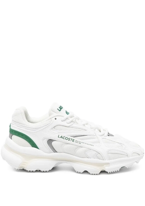 Lacoste logo-printed trainers - White