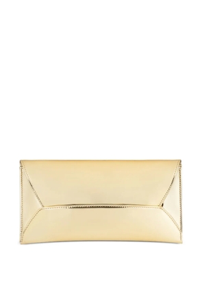 Aquazzura metallic envelope clutch - Gold