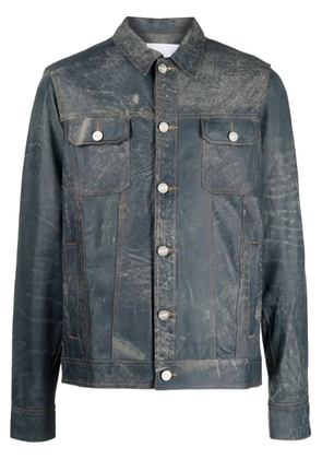 Private Stock The François distressed-effect jacket - Blue