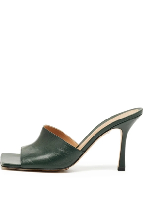 Bottega Veneta Pre-Owned square-toe sandals - Green