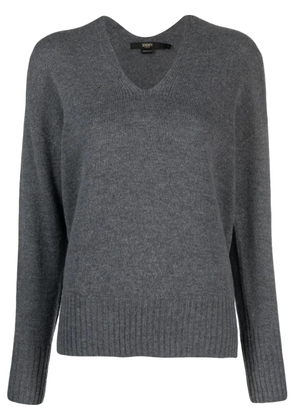Seventy drop-shoulder V-neck jumper - Grey