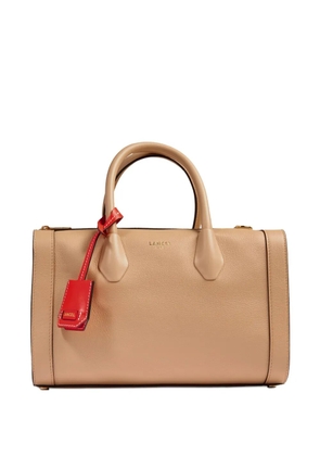 Lancel medium BCBG leather bowling bag - Neutrals