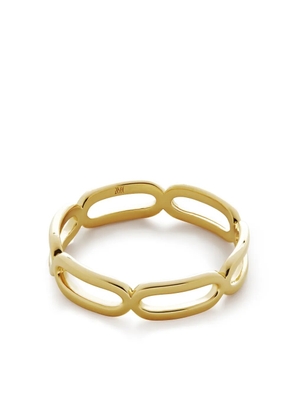 Monica Vinader Paperclip stacking ring - Gold