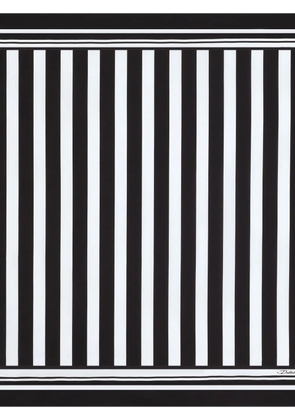 Dolce & Gabbana striped scarf - Black