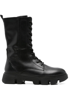 Geox 40mm Vilde combat boots - Black