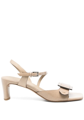 Del Carlo 60mm buckle-detailed sandals - Neutrals