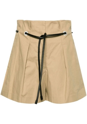 3.1 Phillip Lim Origami belted shorts - Neutrals