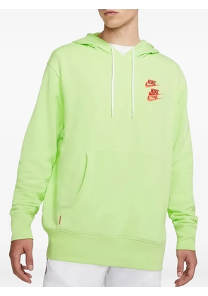 Nike drawstring-hood hoodie - Green