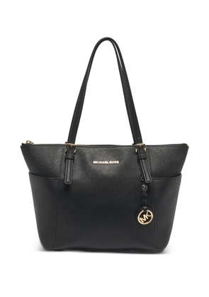 Michael Kors East West leather shoulder bag - Black